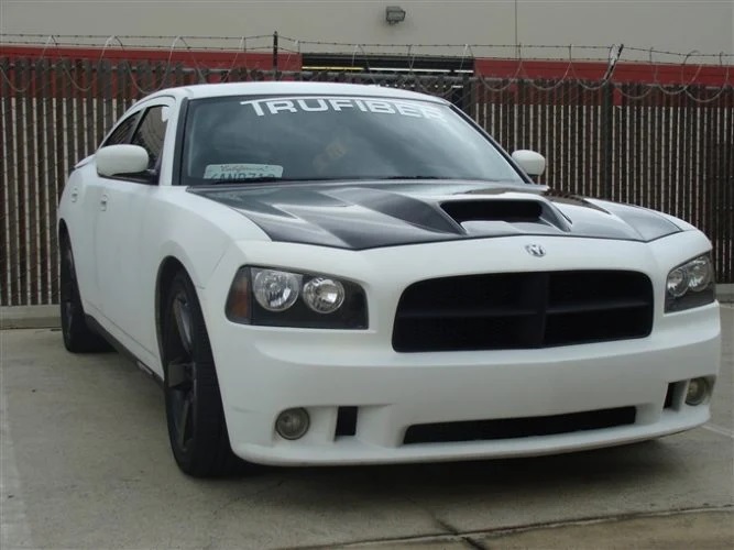 TruFiber Carbon Fiber SRT-8 Style Hood 06-10 Dodge Charger